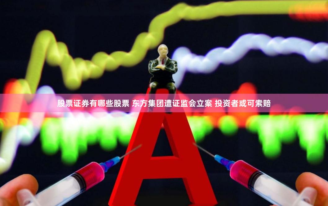 股票证券有哪些股票 东方集团遭证监会立案 投资者或可索赔