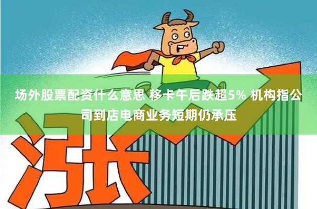 场外股票配资什么意思 移卡午后跌超5% 机构指公司到店电商业务短期仍承压